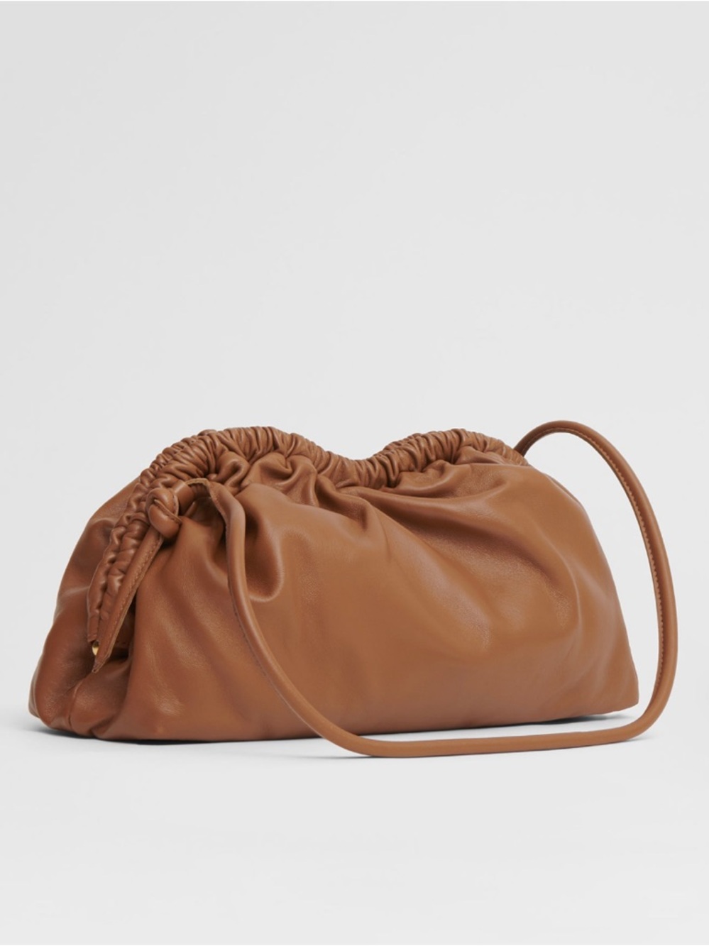 Mansur Gavriel Oversized Cloud Clutch in Camel (tan) - NWT